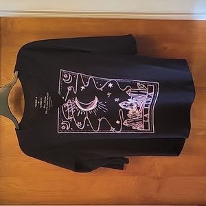 Torrid "La Luna" Tarot Card 3/4 Sleeve Shirt